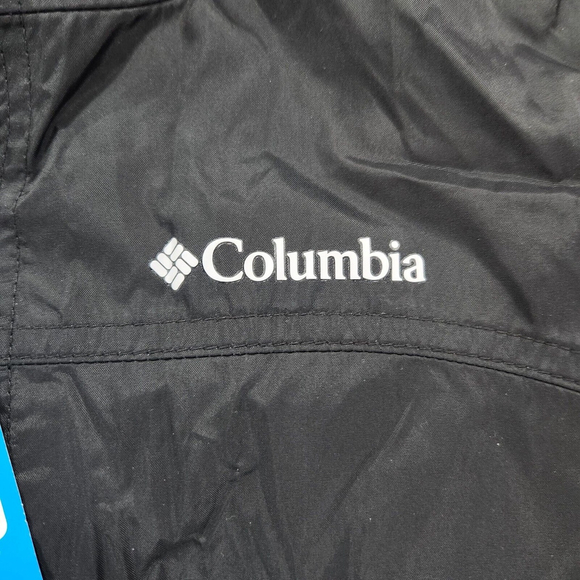 Columbia Boys Glennaker Rain Jacket Medium 10/12 Black Full Zip Waterproof NWT - Picture 5 of 8